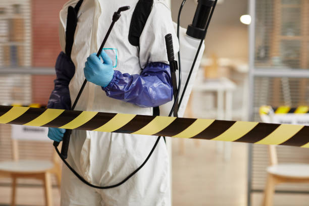 Professional Trauma Scene Cleanup technician working in Ellis Grove, IL